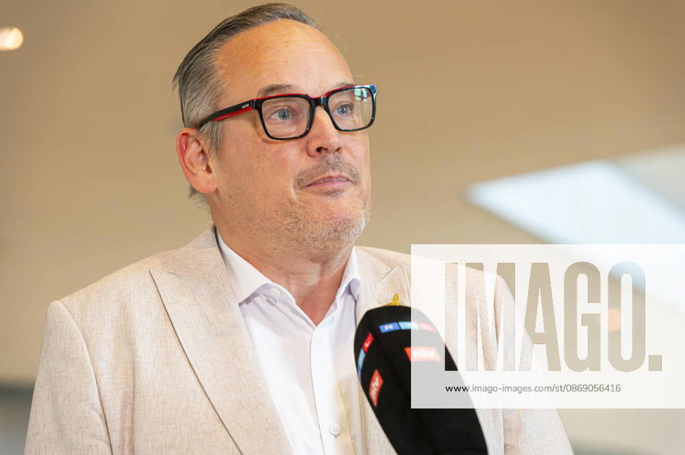 Martin Reichard (EUR), Germany, Berlin, October 9, 2026: Interview with Martin Reichard (AfD) regarding BMW s refusal to lease vehicles to the AfD in Saxony-Anhalt
