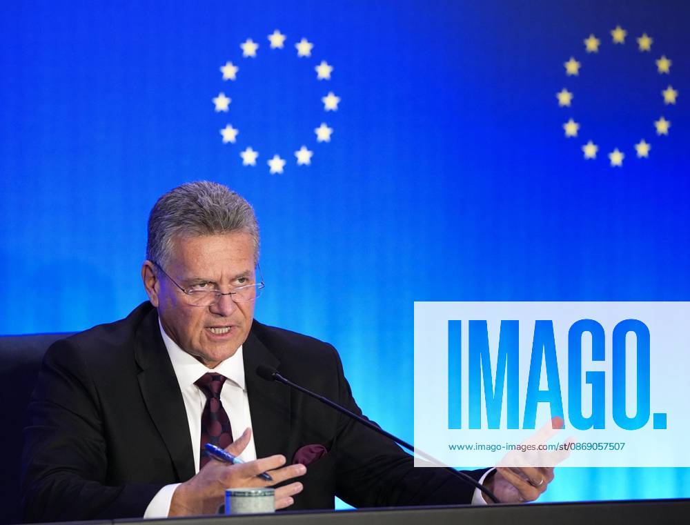 European commissioner for trade European Commissioner for Trade and Economic Security Maros Sefcovic holds a press conference in Beijing on Oct. 9, 2026. A14AA0005630544P