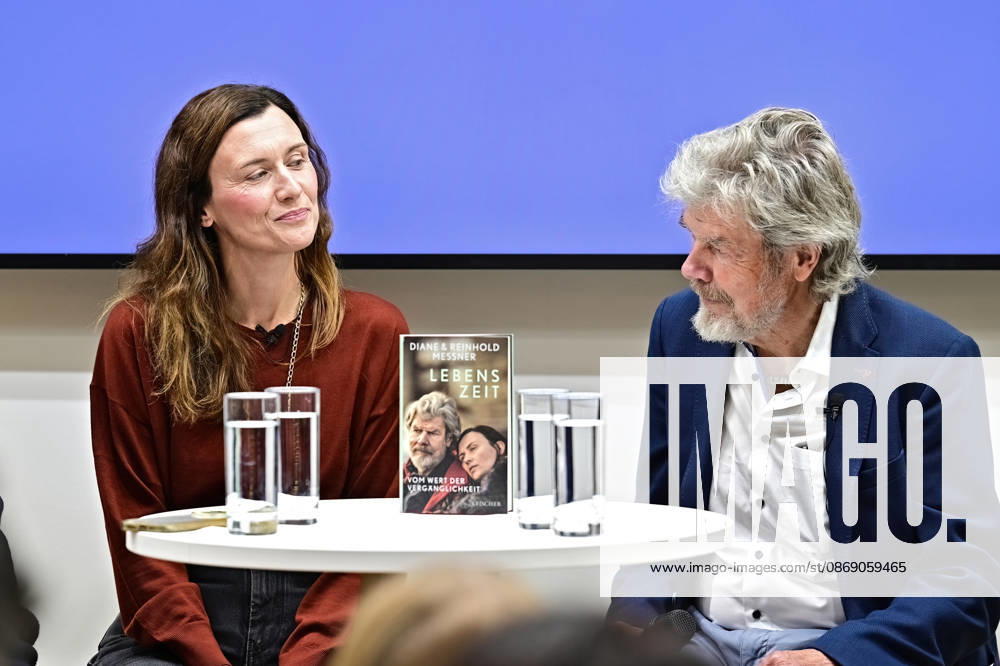 Frankfurt Book Fair 2026: Reinhold and Diane Messner on October 9, 2026, at the Frankfurt Book Fair 20261009MWI154376
