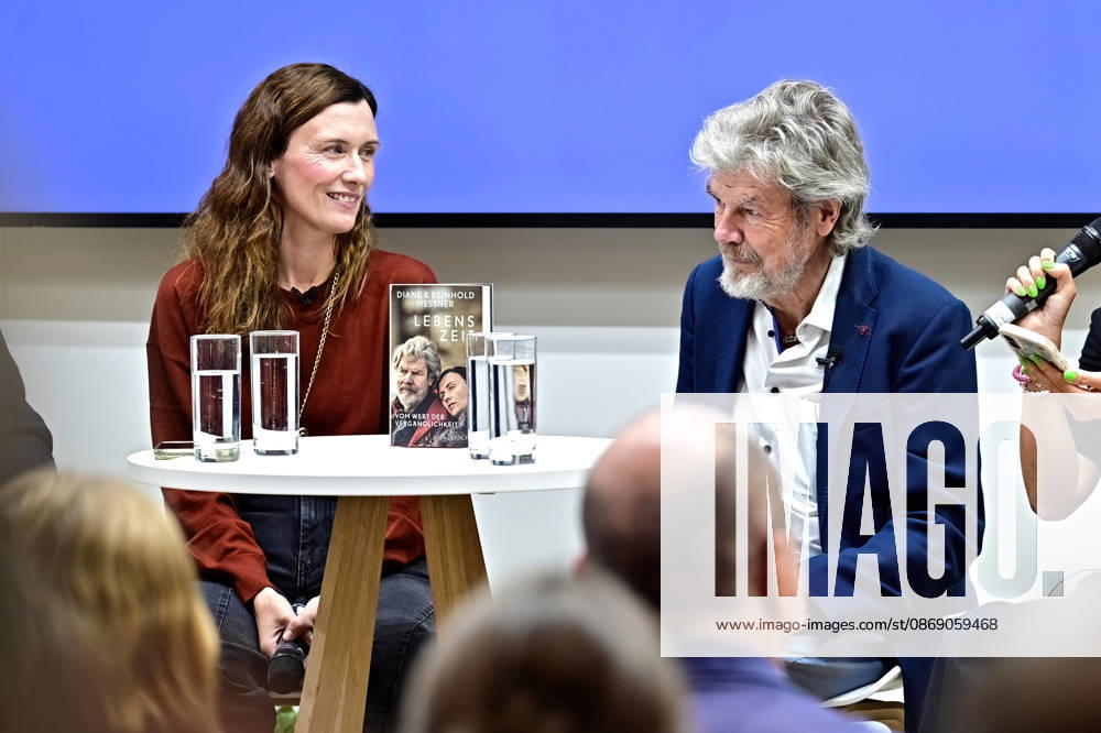 Frankfurt Book Fair 2026: Reinhold and Diane Messner on October 9, 2026, at the Frankfurt Book Fair 20261009MWI154394
