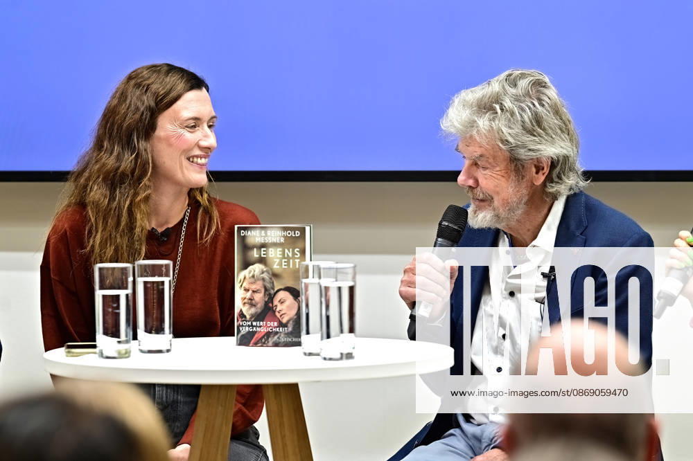 Frankfurt Book Fair 2026: Reinhold and Diane Messner on October 9, 2026, at the Frankfurt Book Fair 20261009MWI154401