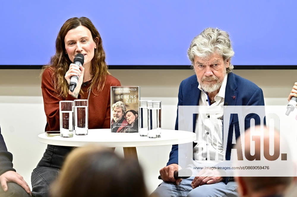 Frankfurt Book Fair 2026: Reinhold and Diane Messner on October 9, 2026, at the Frankfurt Book Fair 20261009MWI154426