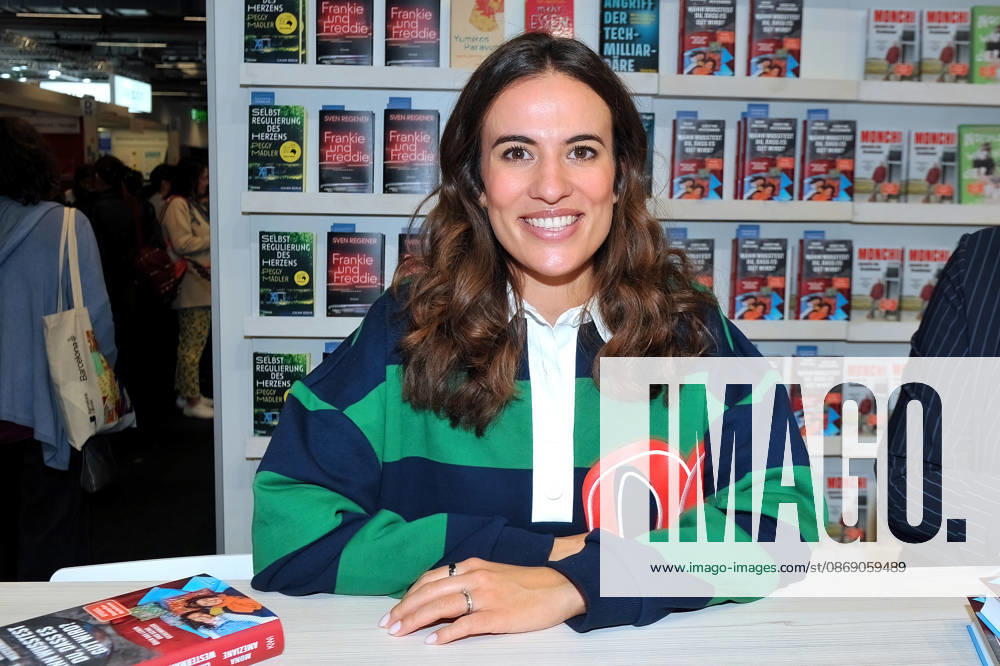 Frankfurt Book Fair 2026: Host Mona Ameziane on October 9, 2026, at the Frankfurt Book Fair 20261009MWI153856