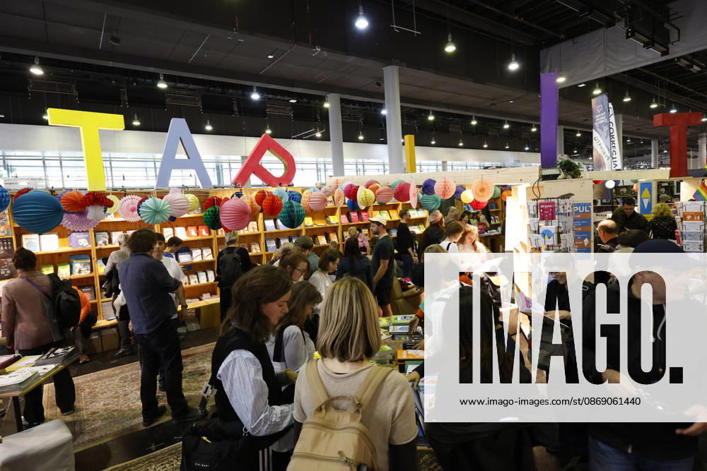 Frankfurt Impressions, October 9, 2026: The 78th Frankfurt Book Fair opens its doors to all visitors today. Exhibition booths, Hall 3, Frankfurt am Main, Hesse, Germany