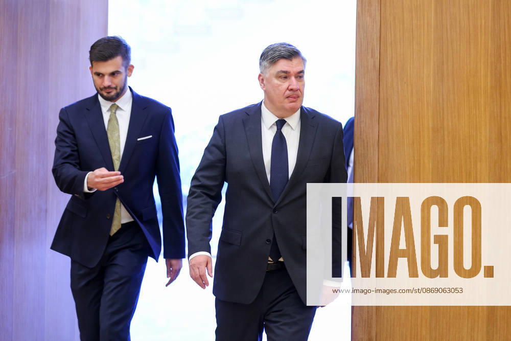Croatian President Milanovic hosts South Korean parliament speaker Croatian President Zoran Milanovic hosted Cho Jeong-sik, Speaker of the National Assembly of the Republic of Korea, in Zagreb, Croatia on October 9, 2026. MatijaxHabljak PIXSELL