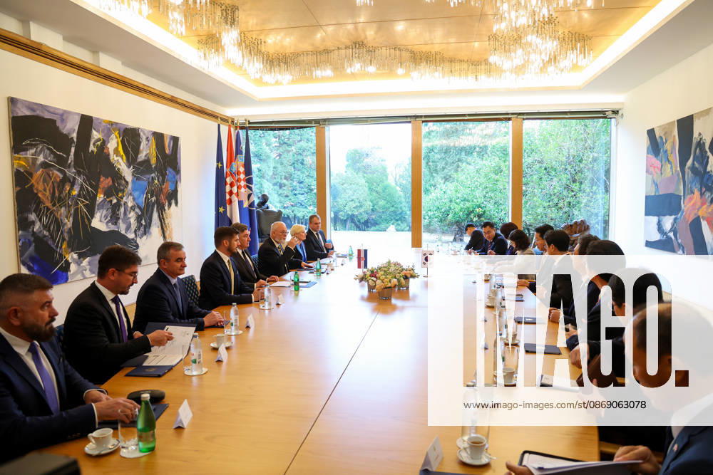 Croatian President Milanovic hosts South Korean parliament speaker Croatian President Zoran Milanovic hosted Cho Jeong-sik, Speaker of the National Assembly of the Republic of Korea, in Zagreb, Croatia on October 9, 2026. MatijaxHabljak PIXSELL