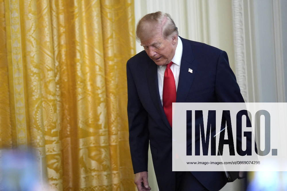 US President Donald Trump Gives Remarks - Washington DC in Washington on October 9, 2026. Washington DC United States