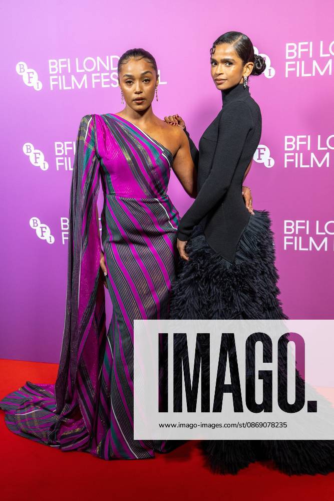 Jasmine Jobson and Ramla Ali attend the In The Shadows Screening during the 70th BFI London Film Festival at Vue West End.Cast and guests attend In The Shadows Screening during the 70th BFI London Film Festival at Vue West End , London London United Kingdom - ZUMAs197 20261009_aaa_s197_082