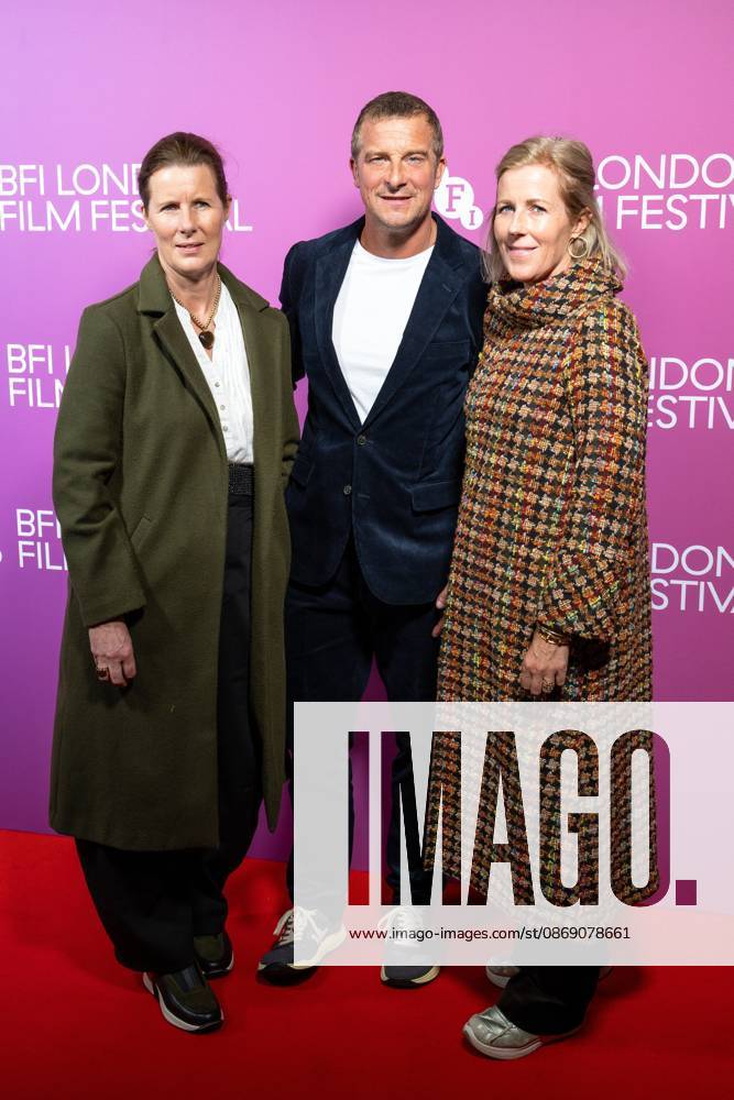 (L-R), Guest with Bear Grylls (centre) and Shara Grylls attend the In The Shadows Screening during the 70th BFI London Film Festival at Vue West End.Cast and guests attend In The Shadows Screening during the 70th BFI London Film Festival at Vue West EndÃ‚ , London London United Kingdom - ZUMAs197 20261009_aaa_s197_098