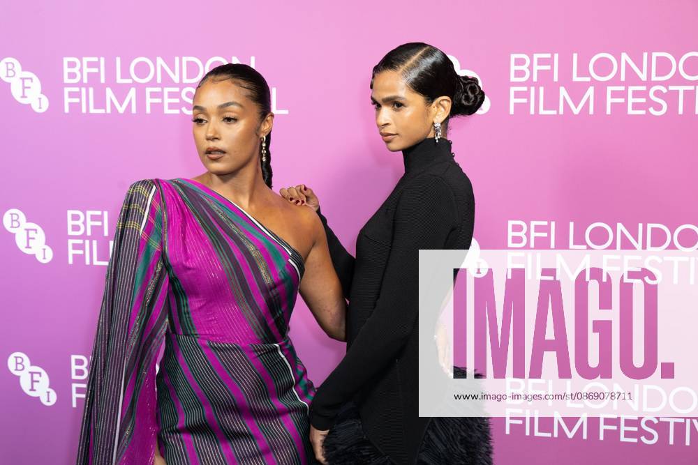 Jasmine Jobson and Ramla Ali attend the In The Shadows Screening during the 70th BFI London Film Festival at Vue West End.Cast and guests attend In The Shadows Screening during the 70th BFI London Film Festival at Vue West End , London London United Kingdom - ZUMAs197 20261009_aaa_s197_094