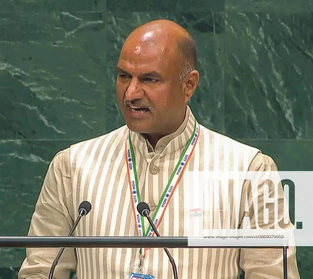 MP C.P. Joshi delivers India s statement at the UNGA plenary New York US , Oct 09 (ANI): Member of Parliament C.P. Joshi delivers India s statement at the UNGA plenary on the revitalisation of the work of the General Assembly, in New York on Thursday. (Permanent Mission of India to the United Nations, New York X ANI Video Grab) New York USA