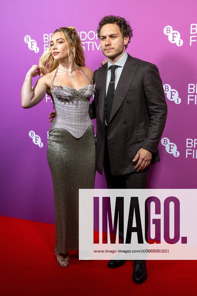 Florence Pugh and Finn Cole attend In The Shadows Screening during the 70th BFI London Film Festival at Vue West End.Cast and guests attend In The Shadows Screening during the 70th BFI London Film Festival at Vue West End , London London United Kingdom - ZUMAs197 20261009_aaa_s197_115