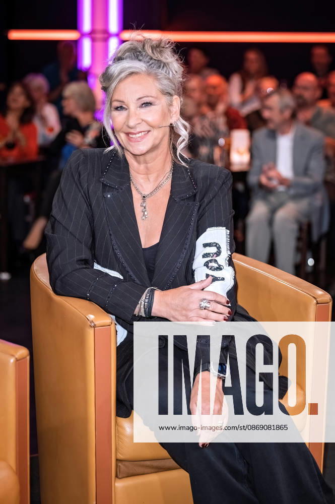 MDR Riverboat singer Claudia Jung during the taping of the MDR talk show Riverboat on October 9, 2026, at Mediacity Leipzig 20261009SFL0014