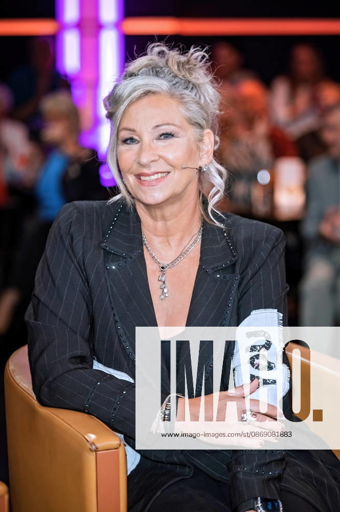 MDR Riverboat singer Claudia Jung during the taping of the MDR talk show Riverboat on October 9, 2026, at Mediacity Leipzig 20261009SFL0015