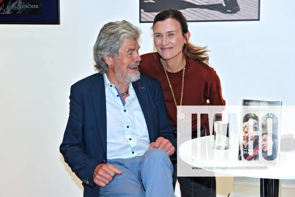 Frankfurt Book Fair 2026: Reinhold and Diane Messner on October 9, 2026, at the Frankfurt Book Fair 20261009MWI154479