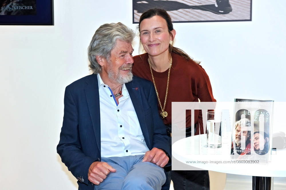 Frankfurt Book Fair 2026: Reinhold and Diane Messner on October 9, 2026, at the Frankfurt Book Fair 20261009MWI154480