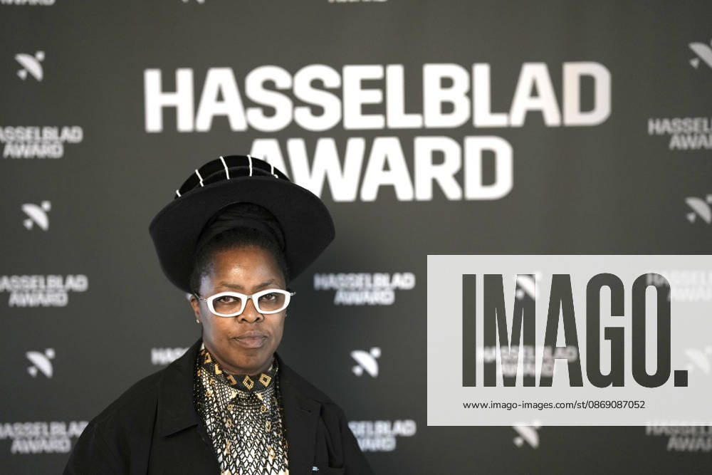 Zanele Muholi of South Africa receives the Hasselblad Prize, an international photography award, at a ceremony at World of Volvo in Gothenburg, Sweden, on October 9, 2026. GOTHENBURG, SWEDEN