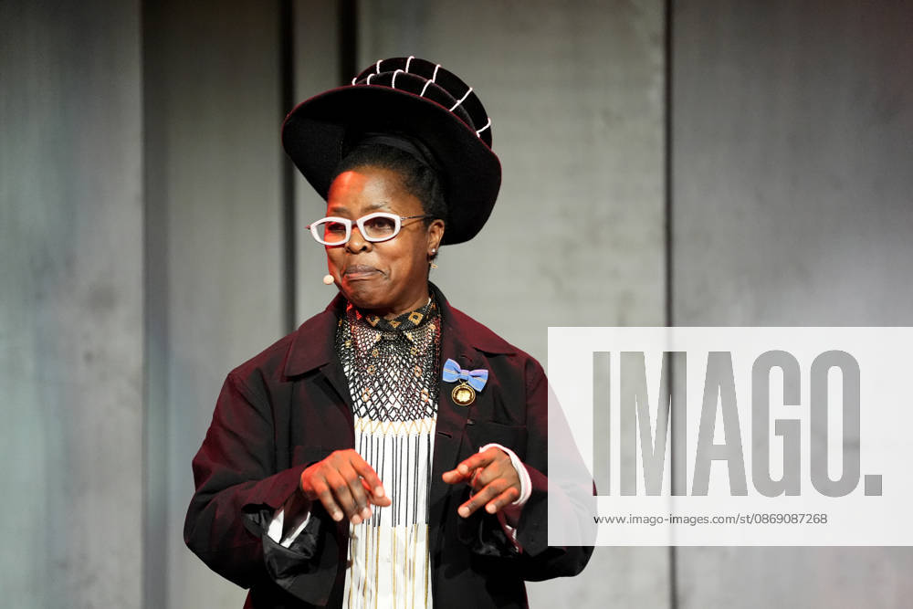 Zanele Muholi of South Africa receives the Hasselblad Prize, an international photography award, at a ceremony at World of Volvo in Gothenburg, Sweden, on October 9, 2026. GOTHENBURG, SWEDEN
