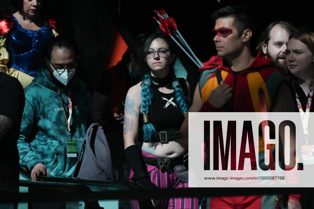Scenes of people in cosplay at the 2026 New York Comic Con at the Javits Center on October 9, 2026 in New York. New York USA - ZUMAb148 20261009_zap_b148_058