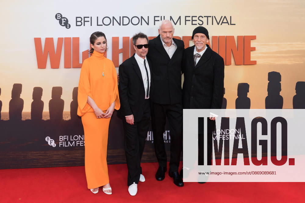 Wild Horse Nine Premiere at BFI London Film Festival LONDON, UNITED KINGDOM - OCTOBER 09: Mariana Di Girolamo, Sam Rockwell, Martin McDonagh and John Malkovich attend the premiere of Wild Horse Nine during the 70th BFI London Film Festival at the Royal Festival Hall in London, United Kingdom on October 09, 2026. Wiktor Szymanowicz Anadolu London United Kingdom. Editorial use only. Please get in touch for any other usage.
