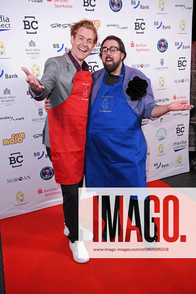 Johannes Heinrichs and Steven Preisner at the KINDERSCHUTZENGEL E V GALA 2026 at Spindler Klatt in Berlin on October 9, 2026