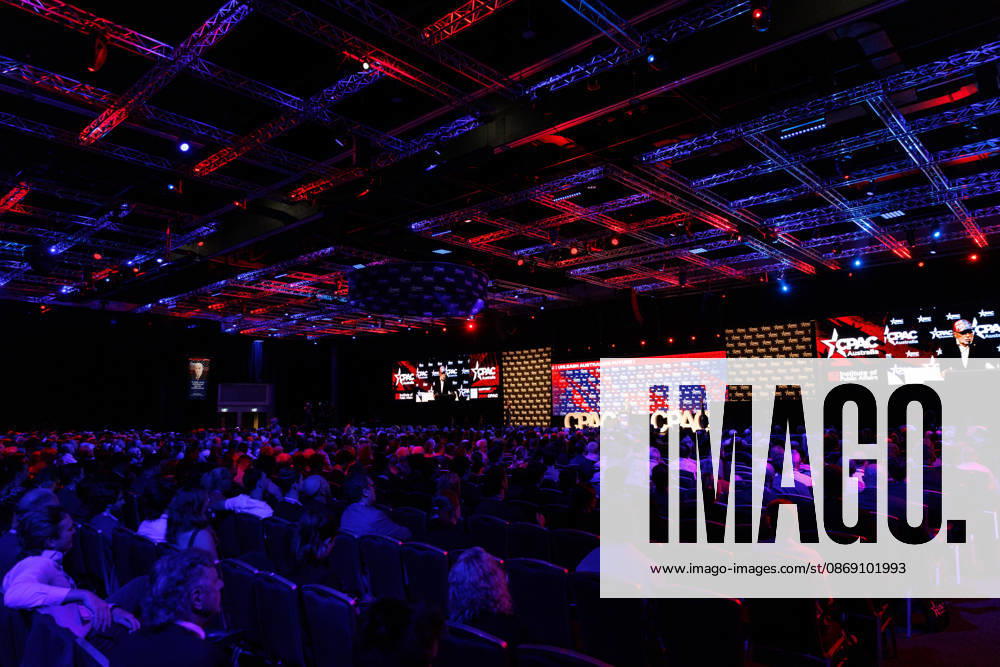 CPAC NATIONAL CONFERENCE 2026, A general view is seen during the 2026 Conservative Political Action Network (CPAC) national conference at the Royal International Convention Centre in Brisbane, Saturday, October 10, 2026. ( NO ARCHIVING BRISBANE QUEENSLAND Australia