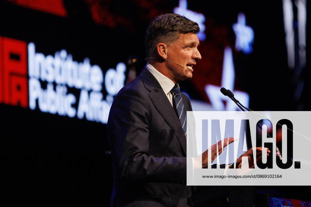 CPAC NATIONAL CONFERENCE 2026, Leader of the Opposition Angus Taylor speaks during the 2026 Conservative Political Action Network (CPAC) national conference at the Royal International Convention Centre in Brisbane, Saturday, October 10, 2026. ( NO ARCHIVING BRISBANE QUEENSLAND Australia