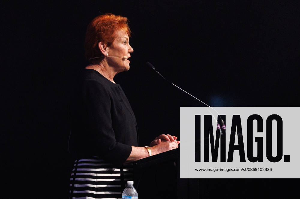 CPAC NATIONAL CONFERENCE 2026, One Nation leader Pauline Hanson speaks during the 2026 Conservative Political Action Network (CPAC) national conference at the Royal International Convention Centre in Brisbane, Saturday, October 10, 2026. ( NO ARCHIVING BRISBANE QUEENSLAND Australia