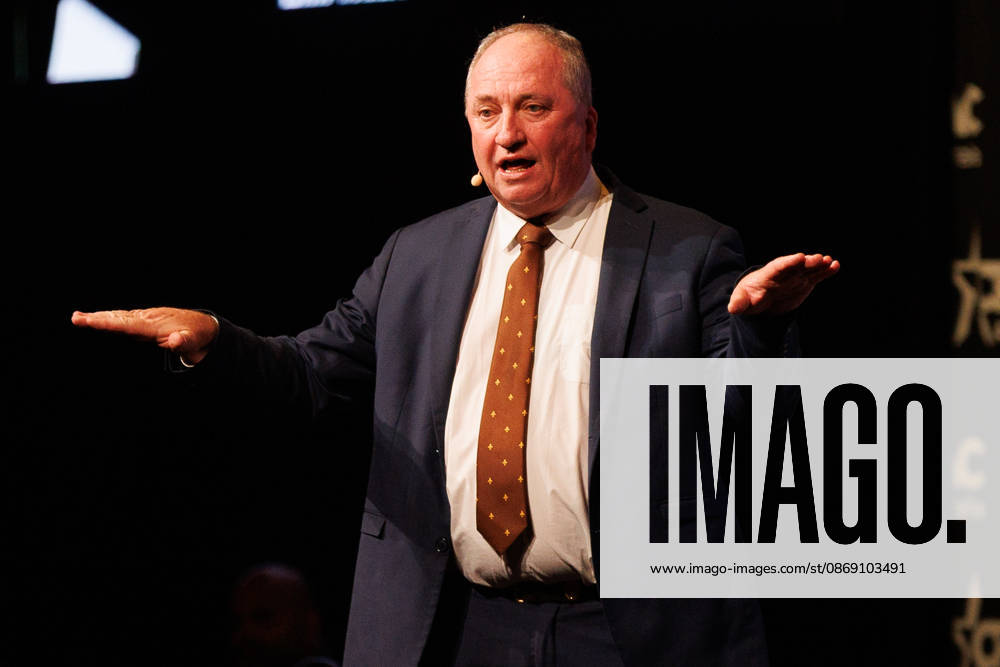 CPAC NATIONAL CONFERENCE 2026, One Nation member for New England Barnaby Joyce speaks during the 2026 Conservative Political Action Network (CPAC) national conference at the Royal International Convention Centre in Brisbane, Saturday, October 10, 2026. ( NO ARCHIVING BRISBANE QUEENSLAND Australia