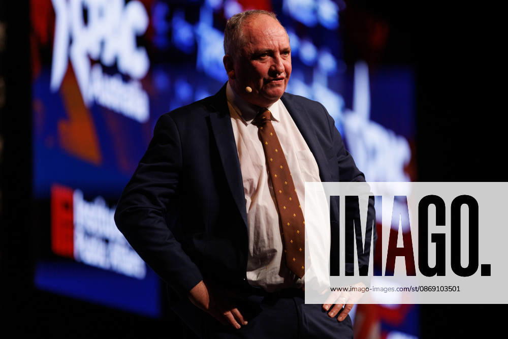 CPAC NATIONAL CONFERENCE 2026, One Nation member for New England Barnaby Joyce speaks during the 2026 Conservative Political Action Network (CPAC) national conference at the Royal International Convention Centre in Brisbane, Saturday, October 10, 2026. ( NO ARCHIVING BRISBANE QUEENSLAND Australia