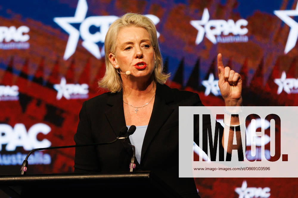 CPAC NATIONAL CONFERENCE 2026, Nationals Senator Bridget McKenzie speaks during the 2026 Conservative Political Action Network (CPAC) national conference at the Royal International Convention Centre in Brisbane, Saturday, October 10, 2026. ( NO ARCHIVING BRISBANE QUEENSLAND Australia