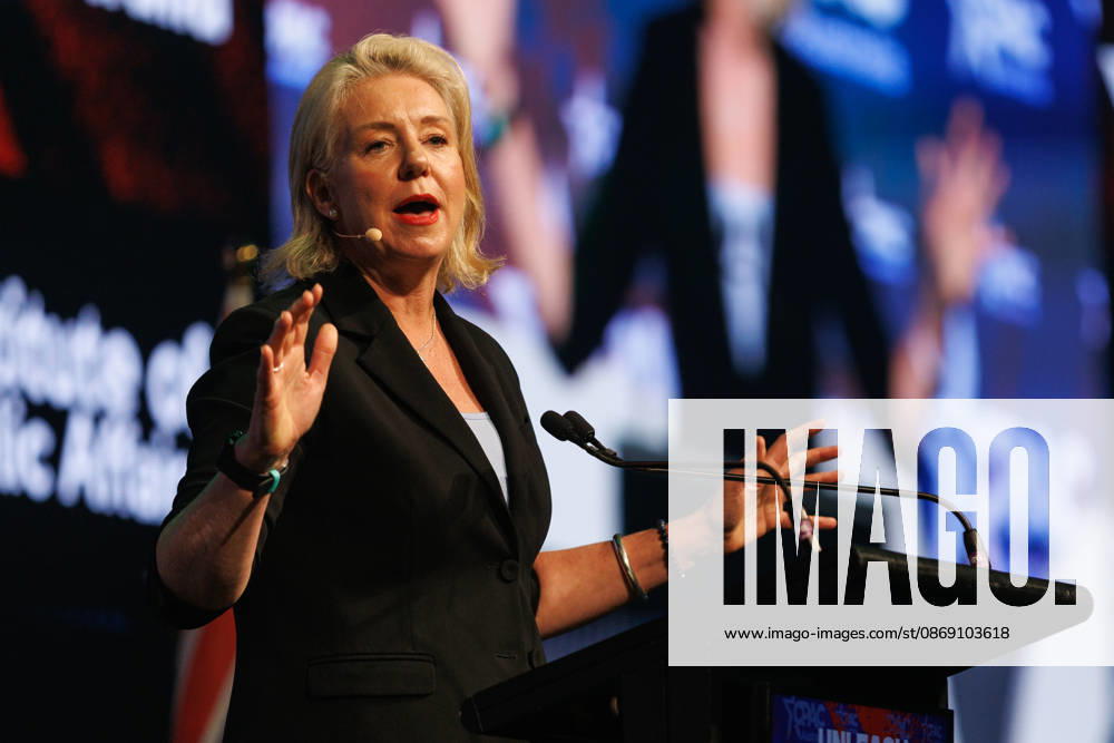 CPAC NATIONAL CONFERENCE 2026, Nationals Senator Bridget McKenzie speaks during the 2026 Conservative Political Action Network (CPAC) national conference at the Royal International Convention Centre in Brisbane, Saturday, October 10, 2026. ( NO ARCHIVING BRISBANE QUEENSLAND Australia