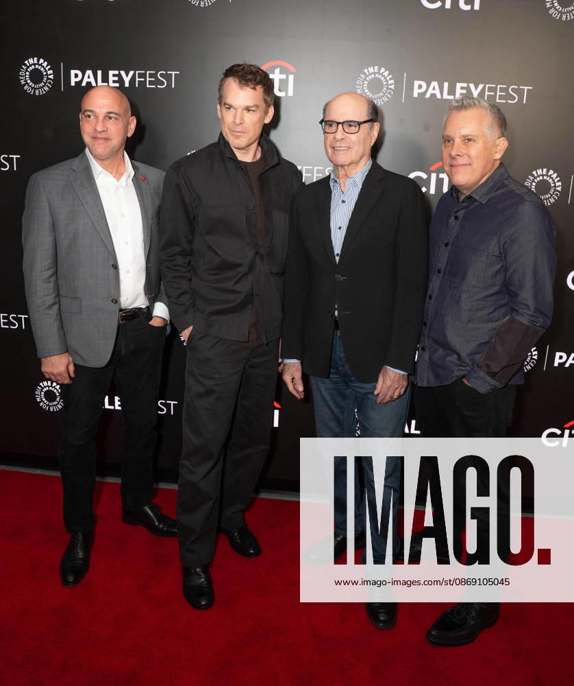 Marcos Siega, Michael C. Hall, Clyde Phillips, and Scott Reynolds attend screening of Paramount+ Dexter: Resurrection during PaleyFest NY at Paley Center for Media in New York, NY on October 9, 2026. Bronx USA - ZUMAr339 20261009_znp_r339_045