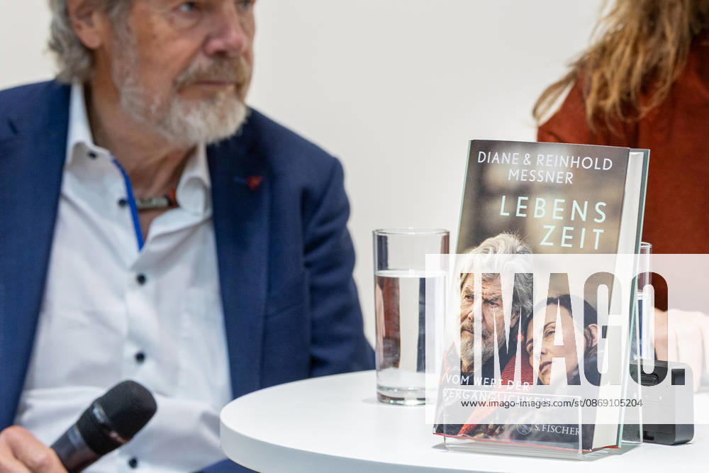Reinhold Messner at the Frankfurt Book Fair, October 9, 2026. Legendary mountaineer Reinhold Messner and his wife, Diane Messner, will present their joint book *Lebenszeit: On the Value of Transience*
