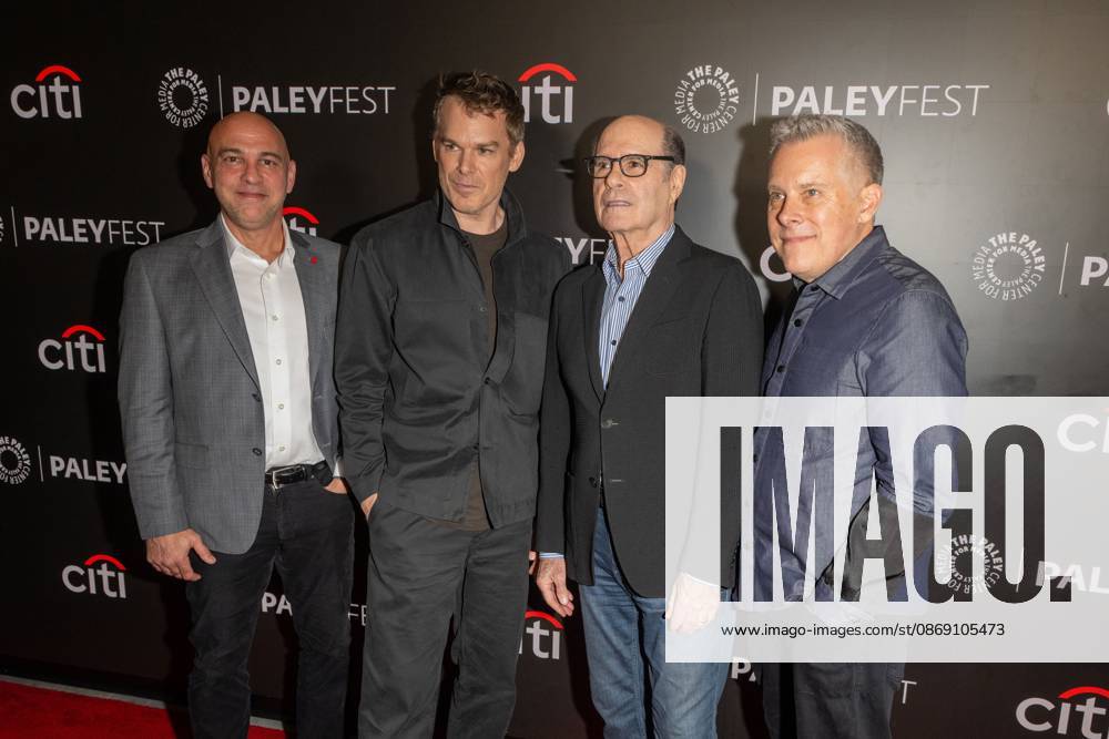 (L-R) Marcos Siega, Michael C. Hall, Clyde Phillips and Scott Reynolds attend.Paramount+ s Dexter: Resurrection and Dexter Franchise 20th Anniversary screening during PaleyFest NY 2026 at The Paley Museum on October 09, 2026 in New York City. New York United States - ZUMAs197 20261009_aaa_s197_396