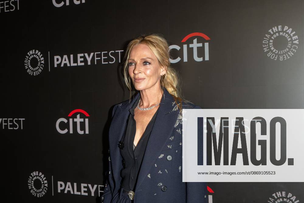 Uma Thurman attends.Paramount+ s Dexter: Resurrection and Dexter Franchise 20th Anniversary screening during PaleyFest NY 2026 at The Paley Museum on October 09, 2026 in New York City. New York United States - ZUMAs197 20261009_aaa_s197_353
