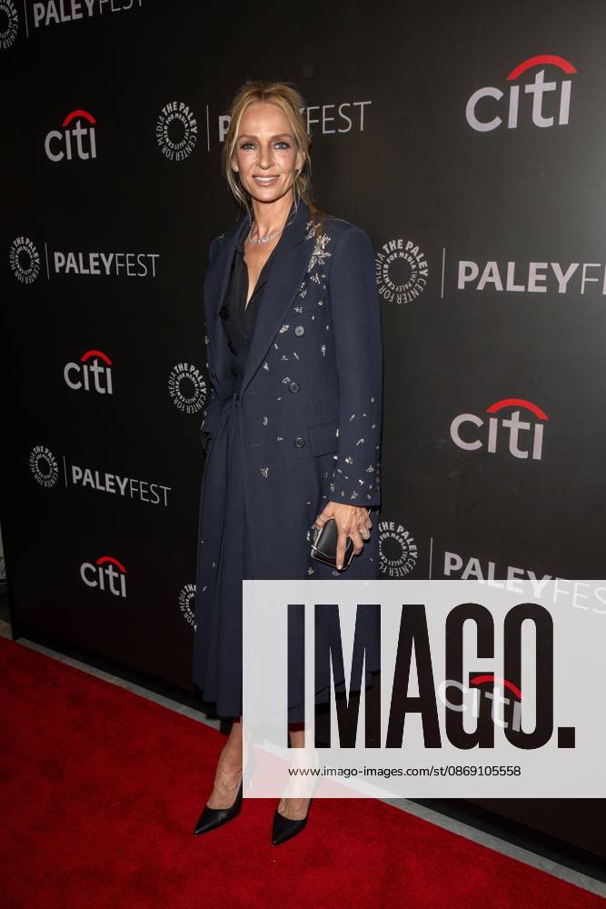 Uma Thurman attends.Paramount+ s Dexter: Resurrection and Dexter Franchise 20th Anniversary screening during PaleyFest NY 2026 at The Paley Museum on October 09, 2026 in New York City. New York United States - ZUMAs197 20261009_aaa_s197_378