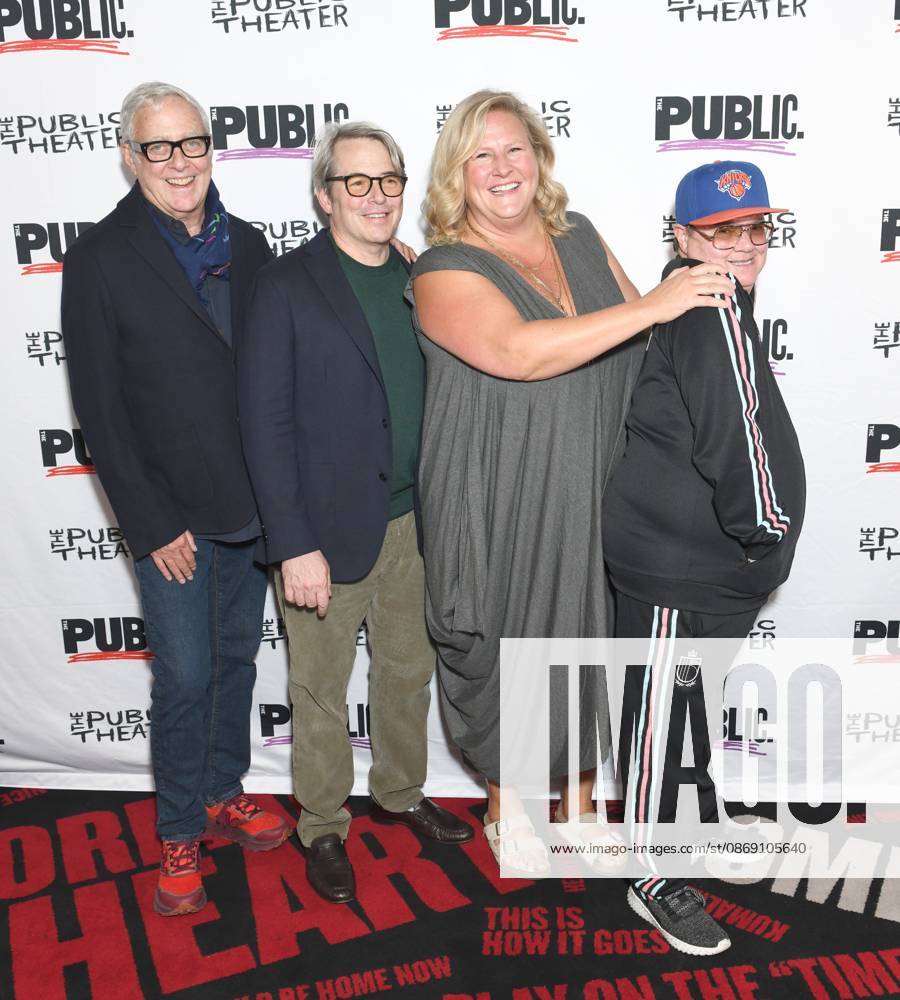 Scott Wittman, Matthew Broderick, Bridget Everett, Murray Hill at arrivals for GOOD TIME CHARLIE Opening Night, The Public Theater, New York, NY, October 09, 2026. Photo By: Quoin Pics Everett Collection GOOD TIME CHARLIE Opening Night PUBLICATIONXNOTxINxCANxCHNxFRAxITAxJPNxNORxPOLxRUSxESPxUKxUSA