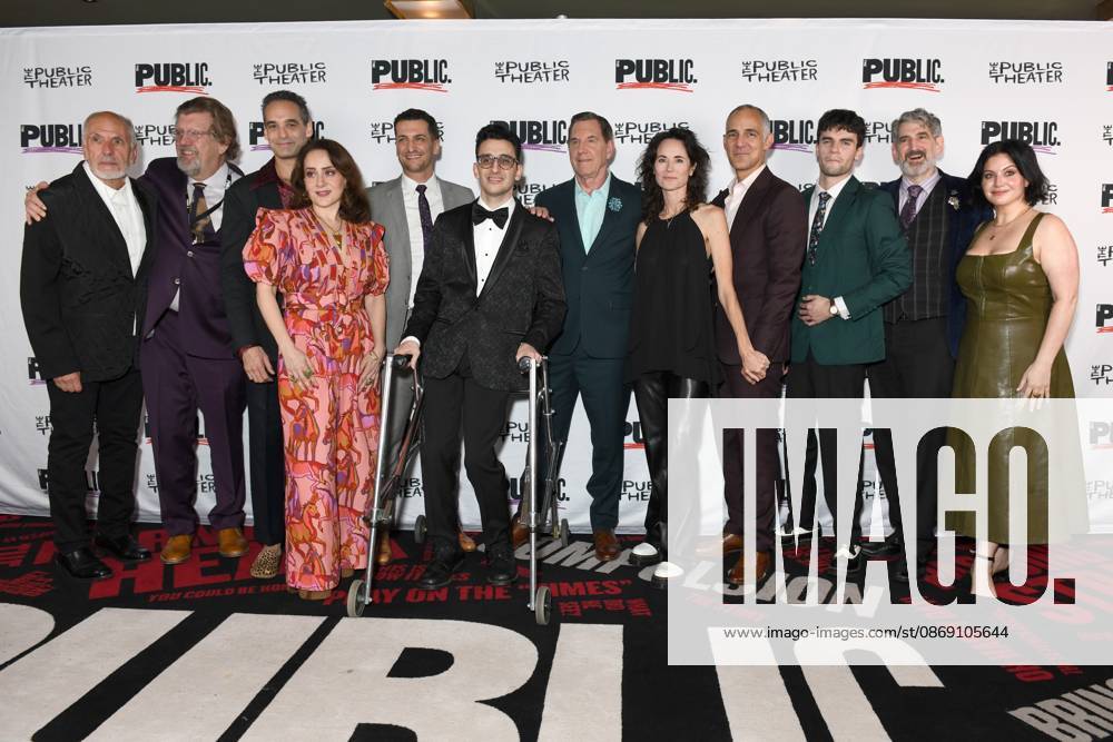 Michael Cristofer, Oskar Eustis, Jonathan Raviv, Artemis Pebdani, Danny Sharron, Ryan J. Haddad, Tim Bagley, Beth Malone, Nael Nacer, Nicholas Barron, Doug Shapiro, Sherz Aletaha at arrivals for GOOD TIME CHARLIE Opening Night, The Public Theater, New York, NY, October 09, 2026. Photo By: Quoin Pics Everett Collection GOOD TIME CHARLIE Opening Night PUBLICATIONXNOTxINxCANxCHNxFRAxITAxJPNxNORxPOLxRUSxESPxUKxUSA