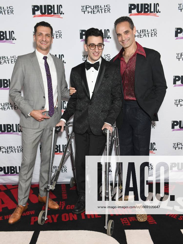 Danny Sharron, Ryan J. Haddad, Jonathan Raviv at arrivals for GOOD TIME CHARLIE Opening Night, The Public Theater, New York, NY, October 09, 2026. Photo By: Quoin Pics Everett Collection GOOD TIME CHARLIE Opening Night PUBLICATIONXNOTxINxCANxCHNxFRAxITAxJPNxNORxPOLxRUSxESPxUKxUSA