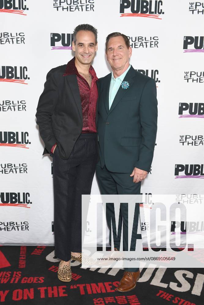 Jonathan Raviv, Tim Bagley at arrivals for GOOD TIME CHARLIE Opening Night, The Public Theater, New York, NY, October 09, 2026. Photo By: Quoin Pics Everett Collection GOOD TIME CHARLIE Opening Night PUBLICATIONXNOTxINxCANxCHNxFRAxITAxJPNxNORxPOLxRUSxESPxUKxUSA