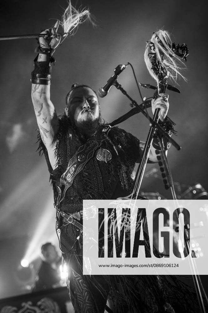 The Hu at O2 Academy Brixton 09 10 2026 Mongolian folk metal band The Hu perform live on stage at O2 Academy Brixton in London on 9th October 2026 as part of The Hu - Warrior Chant Tour. Image converted to black and white., Credit:Zoran Veselinovic B4859 Avalon UK, London, O2 Academy Brixton
