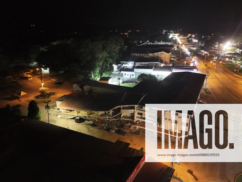 Strong 7.7 magnitude earthquake strikes Panama PENONOME, PANAMA - OCTOBER 9: An aerial view of a collapsed building following the powerful 7.7 magnitude earthquake in Penonome, Panama, on October 9, 2026. A powerful 7.7-magnitude earthquake struck Panama on Friday, causing widespread power outages, severe structural damage, and panic among residents. Mauricio Valenzuela Anadolu Penonome Panama. Editorial use only. Please get in touch for any other usage.