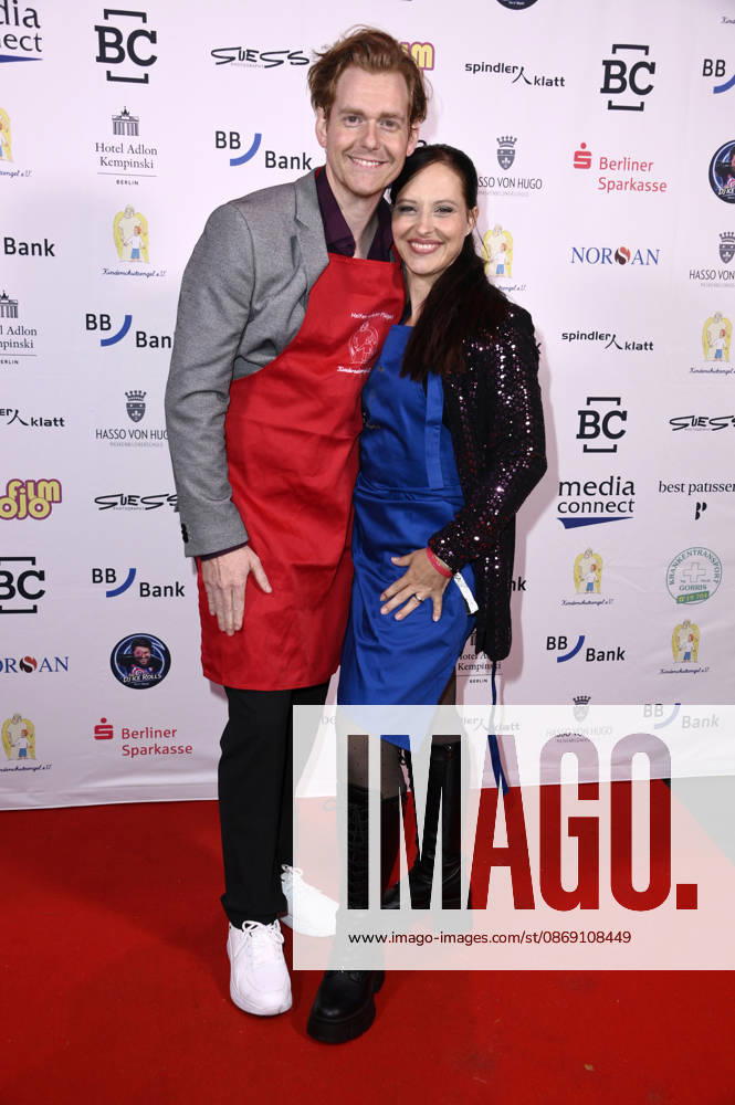 Johannes Heinrichs and Nadja Jo Klapper at the Child Protection Angels Gala at Spindler Klatt in Berlin, October 9, 2026 Foto:xN.xKubelkax xFuturexImagex kinderschutzgala_6064