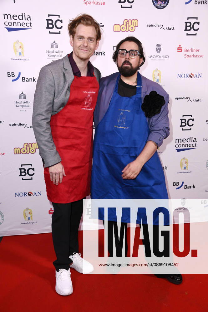 Johannes Heinrichs and Steven Preisner at the Child Protection Angels Gala at Spindler Klatt in Berlin, October 9, 2026 Foto:xN.xKubelkax xFuturexImagex kinderschutzgala_6070
