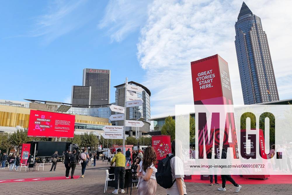 Frankfurt Book Fair 2026: A view of the fairgrounds on Saturday