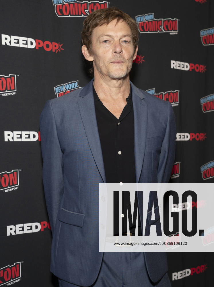 NORMAN REEDUS attends the press room for The Walking Dead Daryl Dixon on AMC Plus during New York Comic Con at Jacob Javits Convention Center in New York. 9 October 2026 New York USA - ZUMAa265 20261009_zep_a265_062