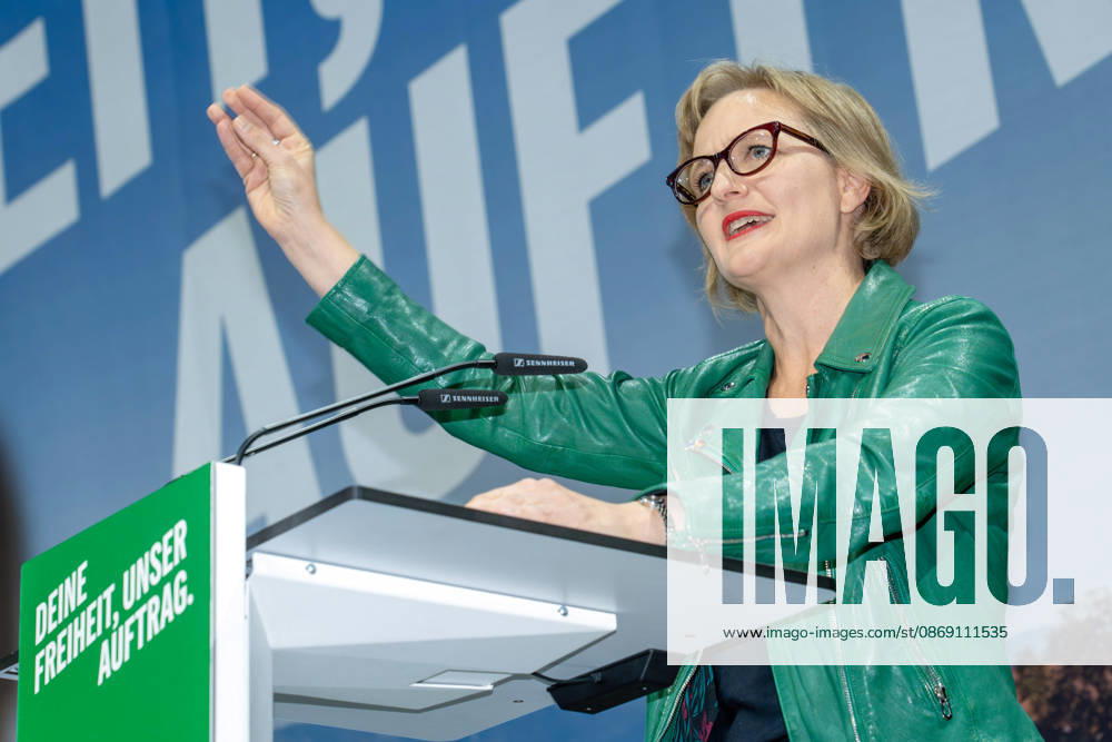 Franziska Brantner, Federal Chair of the Greens, Speech at the Bavarian Greens State Party Convention, Landshut, October 10, 2026 Germany, Landshut, October 10, 2026, Speech by Franziska Brantner, Federal Chair of the Greens, State Party Convention of the Bavarian Greens, Convention Theme: How Can We Secure Our Freedom? , Sparkassen Arena, Landshut