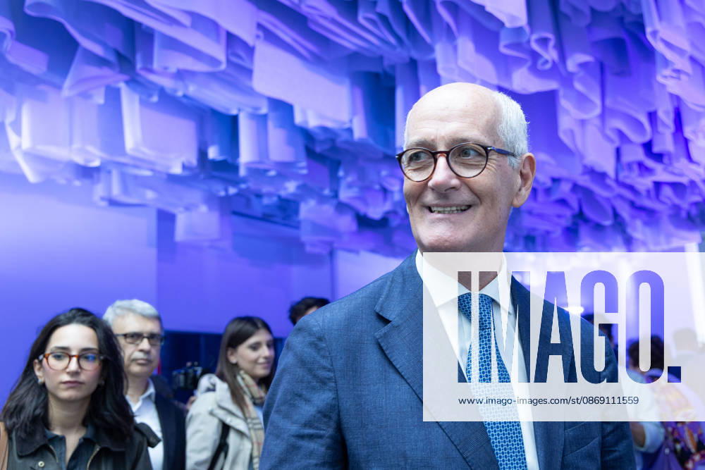 IPA89497230 - Franco Gabrielli during the National Assembly of the new political party PiÃ¹ Uno, held at the Salone delle Colonne in Rome