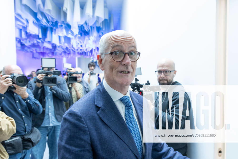 IPA89497231 - Franco Gabrielli during the National Assembly of the new political party Più Uno, held at the Salone delle Colonne in Rome